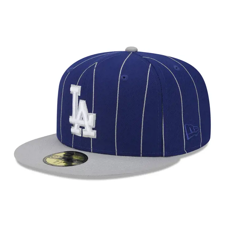 Casquette 59FIFTY MLB Prime Pinstripe Los Angeles Dodgers bleu/gris/vert