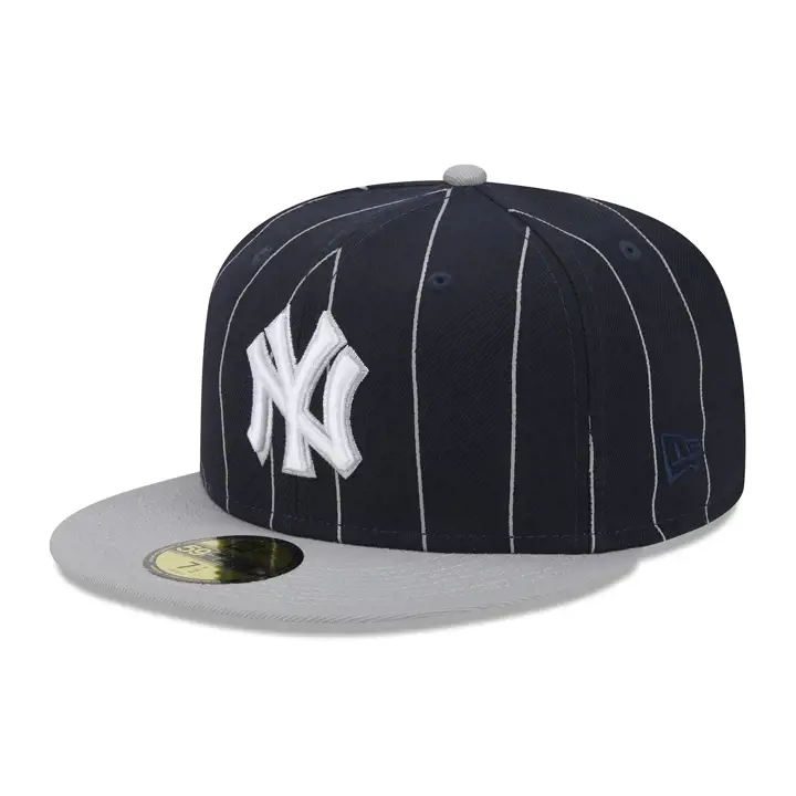 New York Yankees MLB Prime Pinstripe 59FIFTY marine/gris/gris