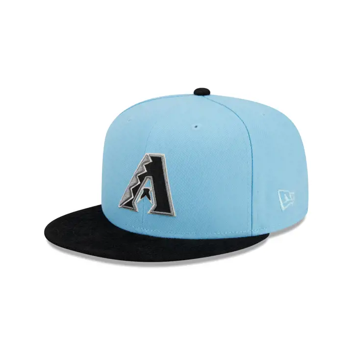 Casquette 59FIFTY MLB Arizona Diamondbacks noire et bleue skbl/blk/gr