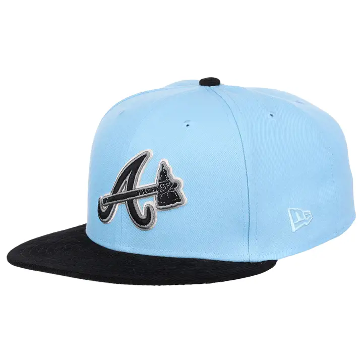 Atlanta Braves MLB Noir et bleu 59FIFTY skbl/blk/gry