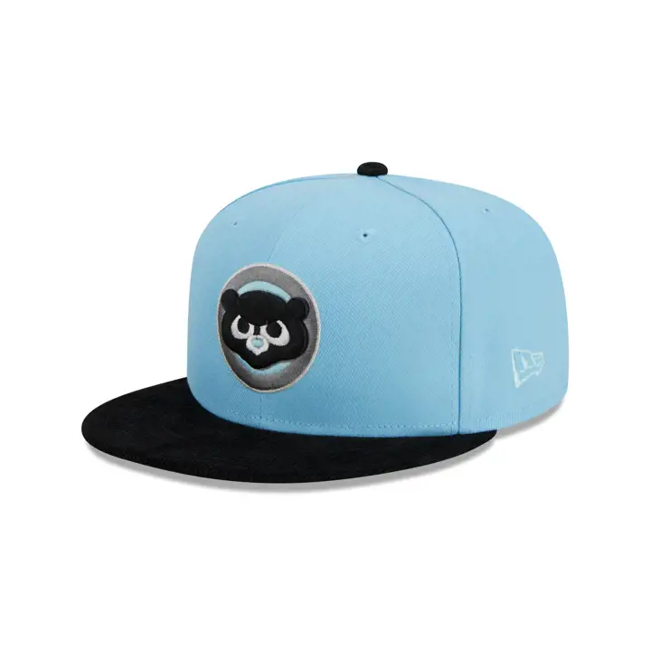 Casquette 59FIFTY MLB Chicago Cubs noire et bleue skbl/blk/gry
