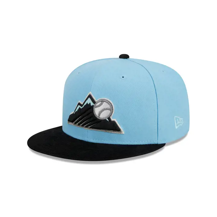 Colorado Rockies MLB Noir et Bleu 59FIFTY skbl/blk/gry