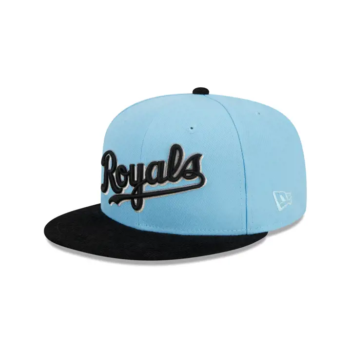 Kansas City Royals MLB Noir et bleu 59FIFTY skbl/blk/gry
