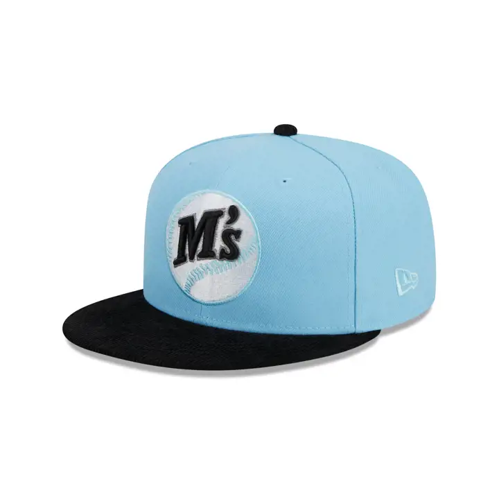 Casquette 59FIFTY MLB des San Francisco Giants, noire et bleue skbl/blk/gr