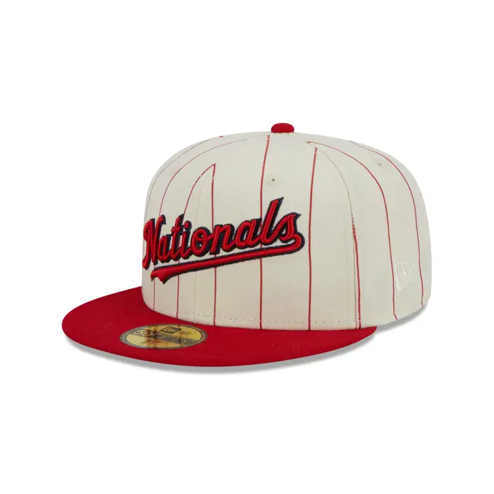 St. Louis Cardinals MLB Rayures Blanches Cassées 59FIFTY ivo/rouge