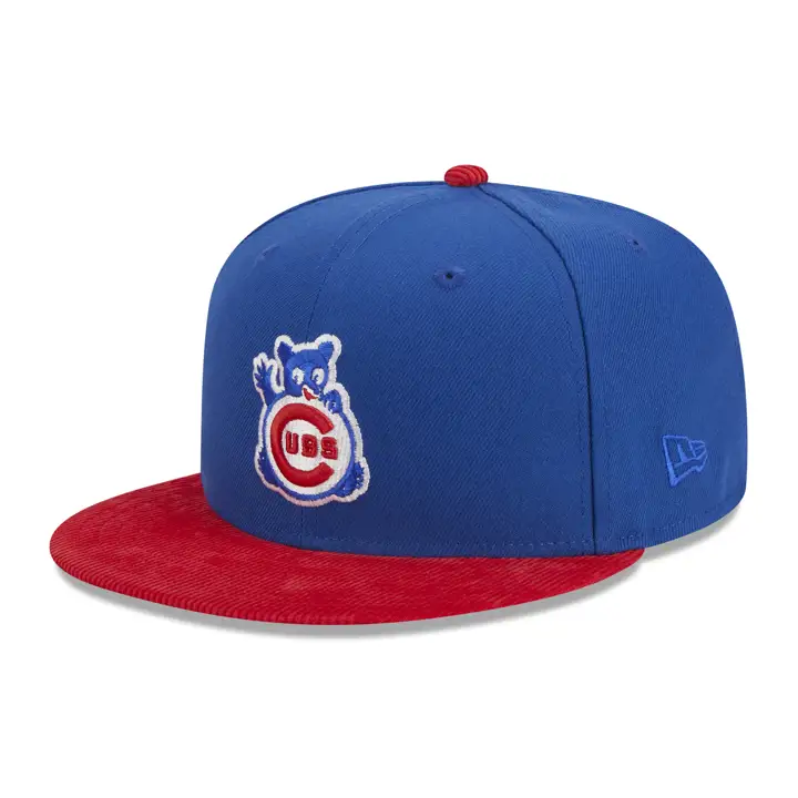 Casquette Chicago Cubs MLB Cord Visor 59FIFTY bleu/rouge/vert