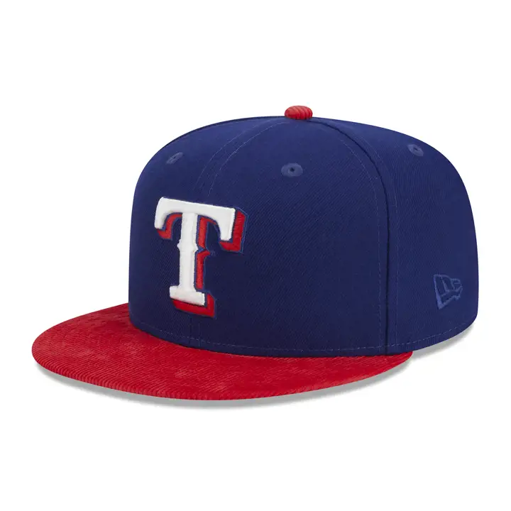 Visière en Corde MLB 59FIFTY Texas Rangers bleu/rouge/vert