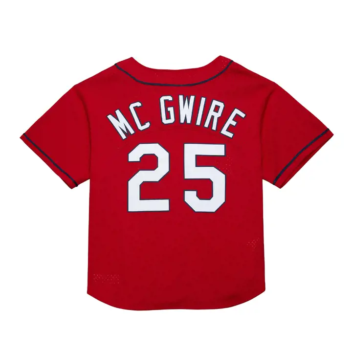 Maillot en mesh M&N Auth BP St. Louis Cardinals MLB Mark McGwire