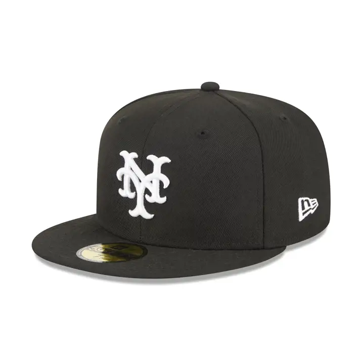 New York Mets MLB LHD Fashion Core 59FIFTY  blk/wht/gry