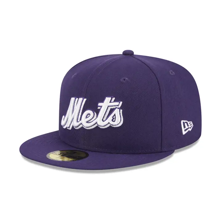 New York Mets MLB LHD Fashion Core 59FIFTY  pur/pur/gry