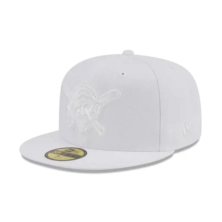 Pittsburgh Pirates MLB LHD Fashion Core 59FIFTY  blanc/blanc/gris