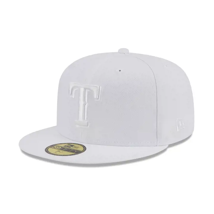 Texas Rangers MLB LHD Fashion Core 59FIFTY  blanc/blanc/gris