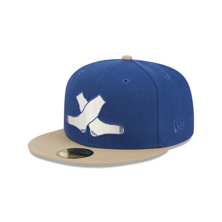 Casquette 59FIFTY Songbird Sand des Chicago White Sox de la MLB bleu/chameau/gris