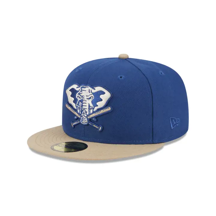 Casquette 59FIFTY MLB Songbird Sand des Oakland Athletics bleu/camel/gris