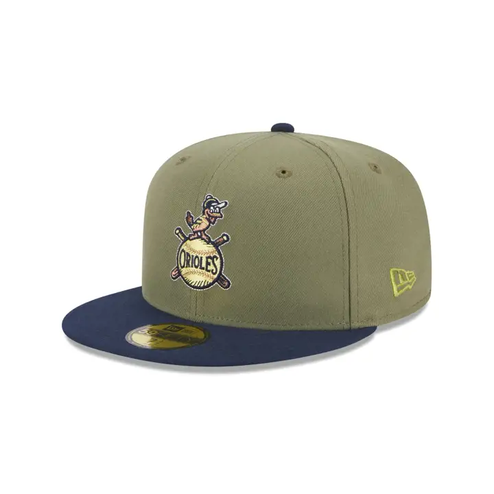 Casquette 59FIFTY MLB Baltimore Orioles Tropical Tree verte/bleue/rouge-orange