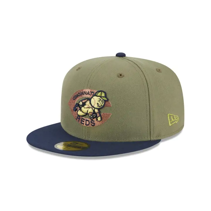 Casquette 59FIFTY MLB Cincinnati Reds Tropical Tree vert/bleu/orangered