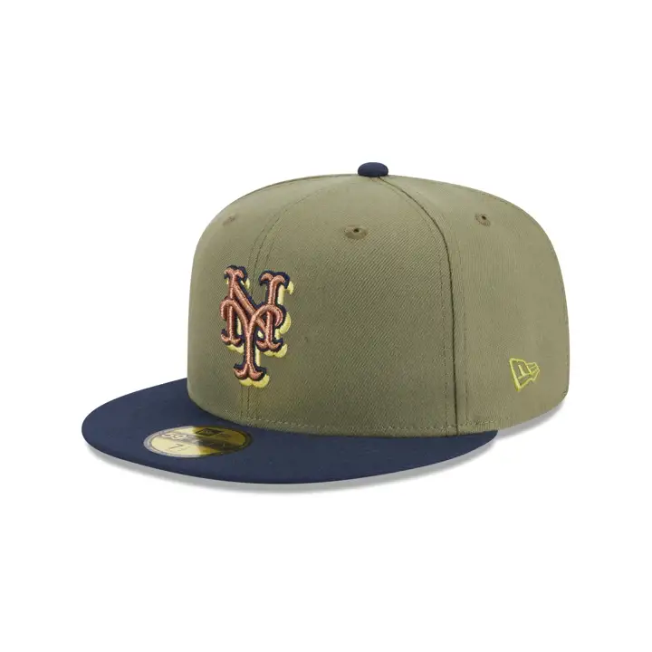 Casquette 59FIFTY MLB Tropical Tree New York Mets vert/bleu/rouge-orangé
