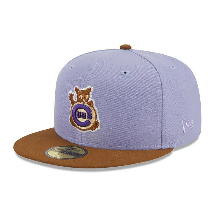 Casquette MLB 59FIFTY Chicago Cubs lavande/marron/gris