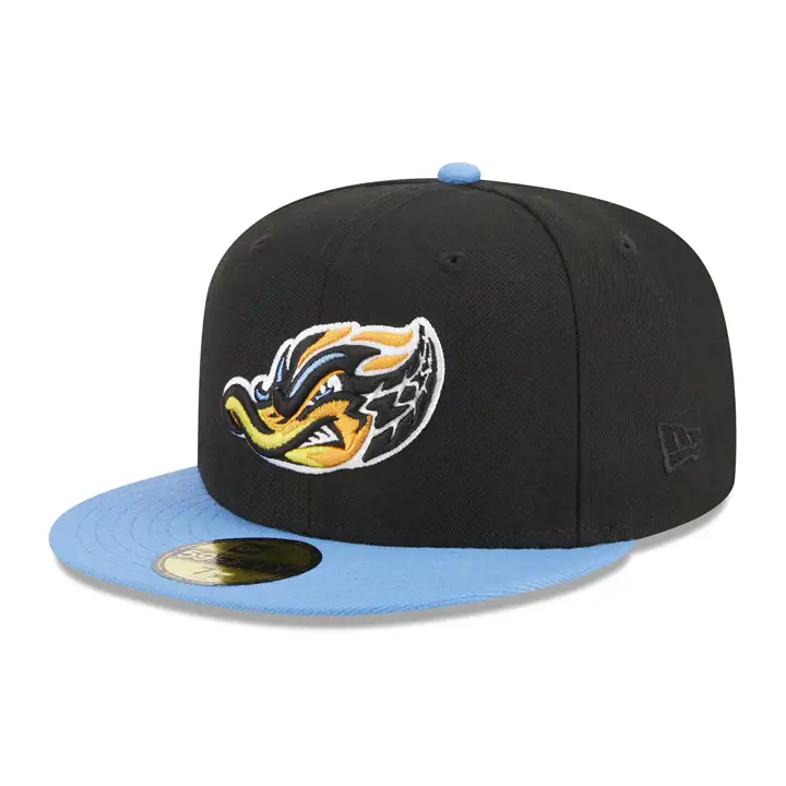 Akron Rubber Ducks MLB Race Track 59FIFTY noi/bleu/jau