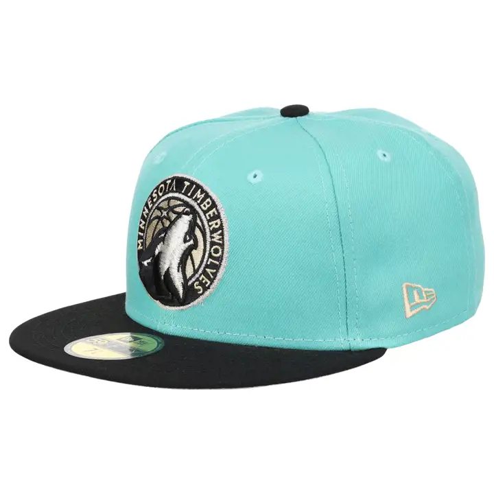 Casquette NBA Mint Minnesota Timberwolves noire 59FIFTY LGRN/BLK/SILV