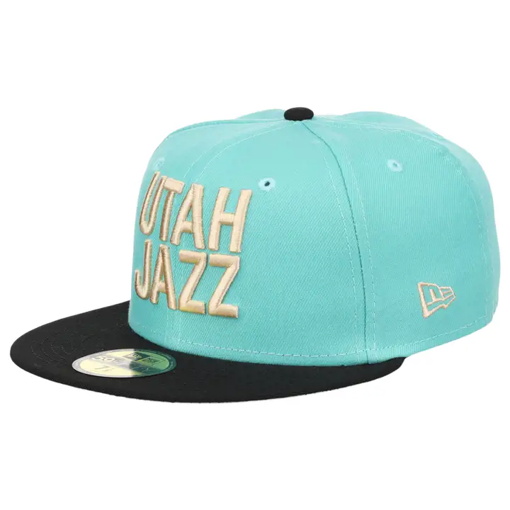 Casquette 59FIFTY Utah Jazz NBA Mint noir LGRN/BLK/SILV