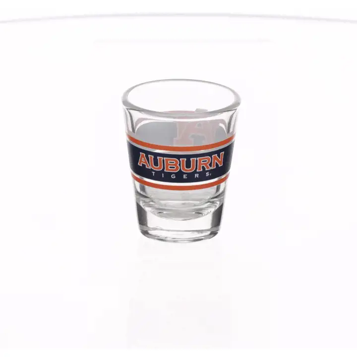 Verre à shot de 60 ml à rayures Auburn Tigers
