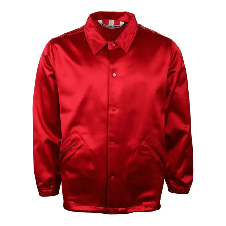 Coupe-vent en satin uni Ebbets Field Flannels ROUGE