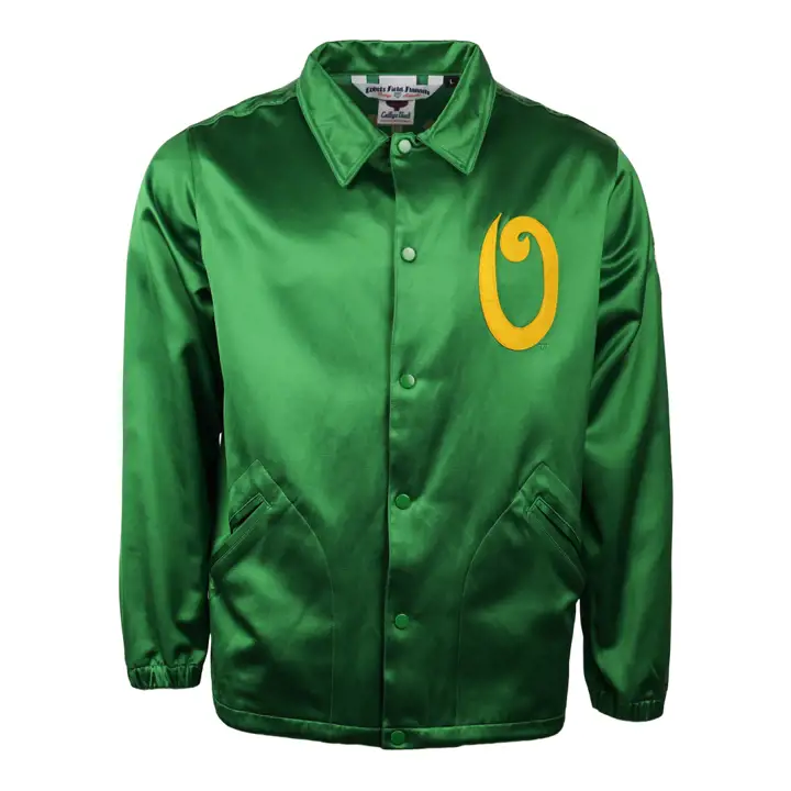 Coupe-vent satiné NCAA Oregon Ducks vert