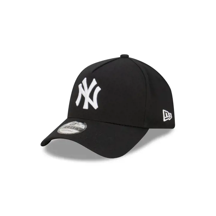NEW YORK YANKEES MLB Casquette A-Frame 9FORTY Noire et Blanche blk/wht