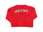Ohio State Buckeyes NCAA Men's Red Embroidered Arch Hoodie DS Hoodies