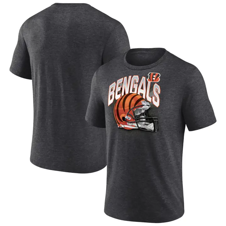 T-shirt Cincinnati Bengals NFL End Around Triblend SS 23 gris-charbon