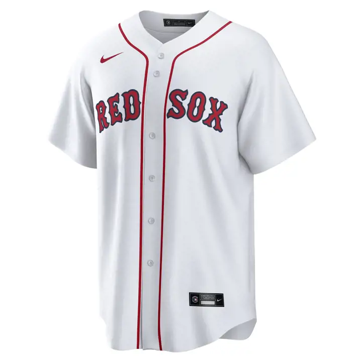 RED SOX MLB Maillot Réplique Officiel Joueur Justin Turner blanc