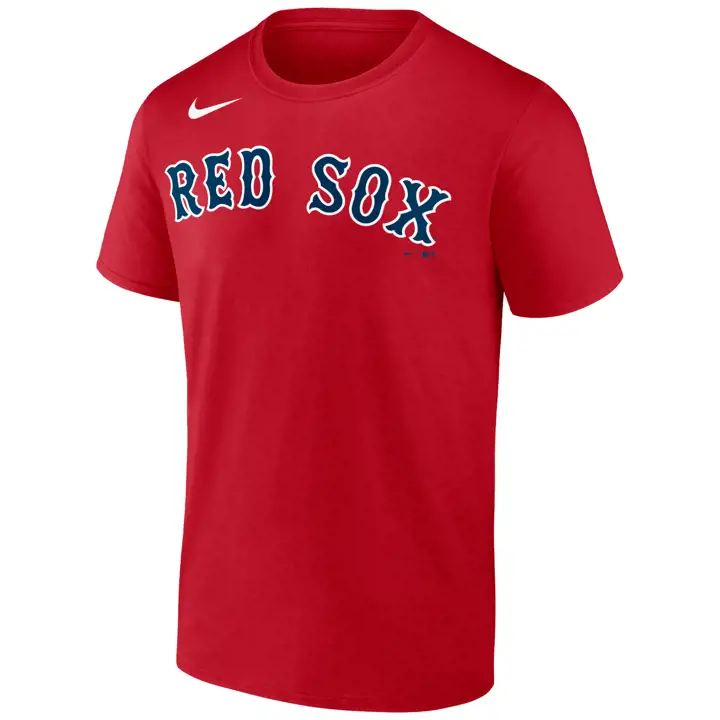 T-shirt de joueur N&N Nike MLB des RED SOX Justin Turner rouge