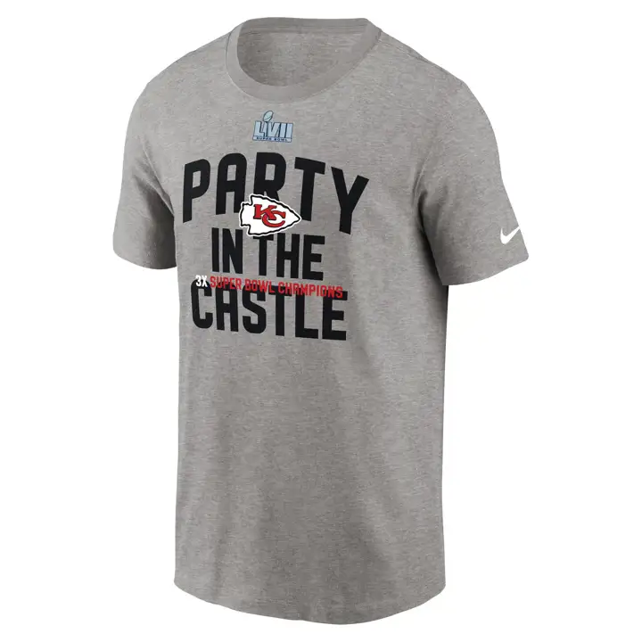 T-shirt Parade des Champions du Super Bowl LVII de la NFL des Chiefs de Kansas City 23 h-gra