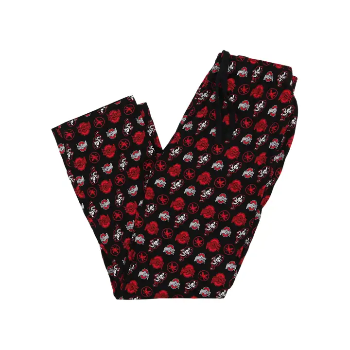 Ohio State Buckeyes NCAA BLK Pantalon de pyjama à imprimé Busy DS BLK