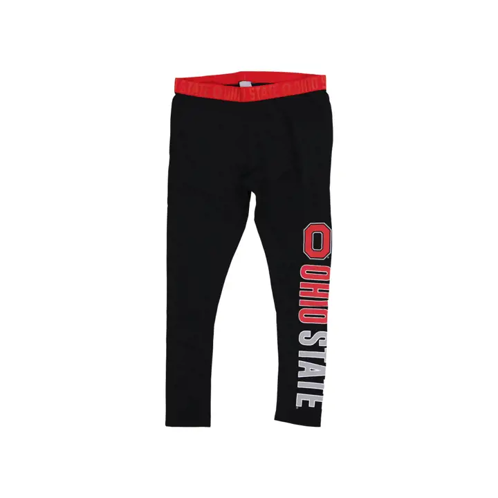 Ohio State Buckeyes NCAA Legging Femme Rouge Ceinture DS NEUF