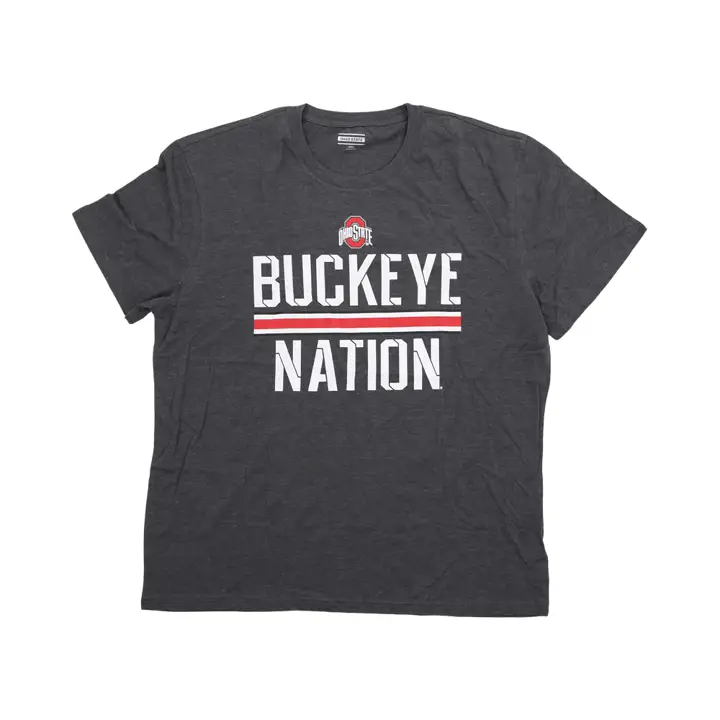 T-shirt NCAA Ohio State Buckeyes gris anthracite Buckeye Nation NEUF