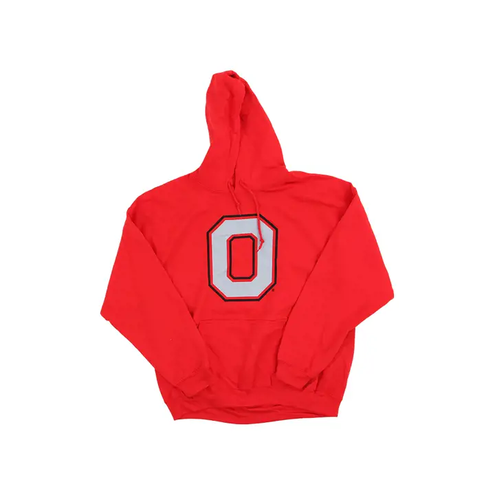 Chandail à capuchon brodé D Buckeyes de l'Ohio State NCAA Rouge Arch avec O
