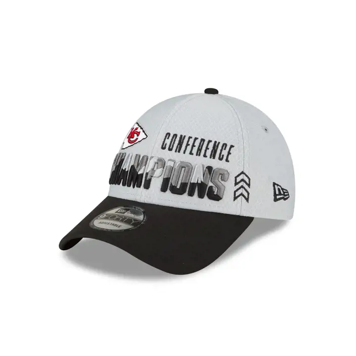 Casquette 9Forty Chiefs de Kansas City Champions Super Bowl LVII gris clair