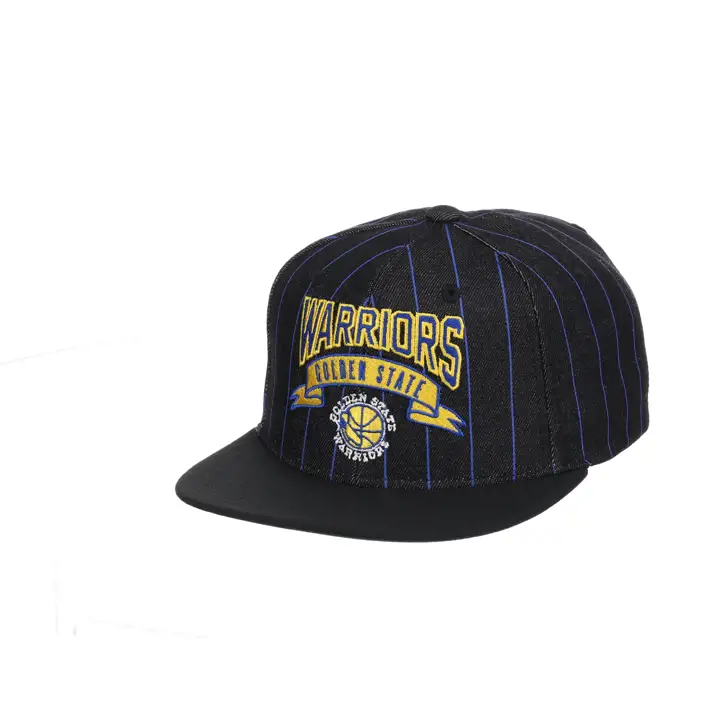 GOLDEN STATE WARRIORS NBA DEM STRIPES SNAPBACK HWC noir