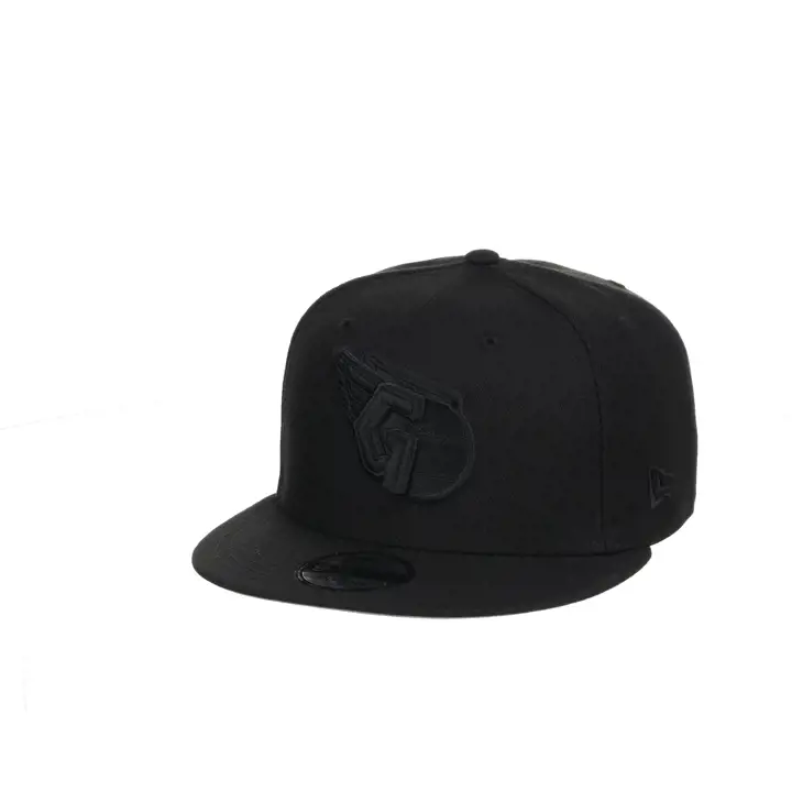 Casquette 9FIFTY des Cleveland Guardians MLB, noir/noir