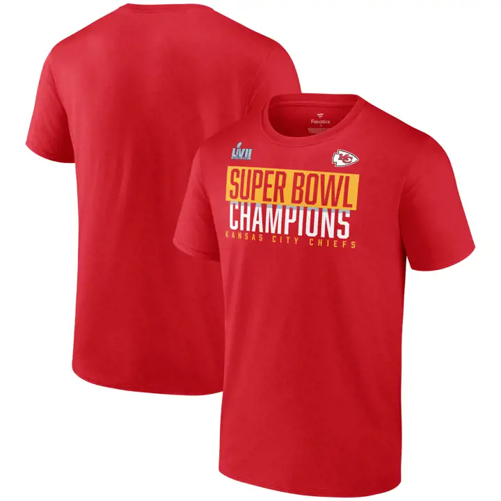 T-shirt en mousse Kansas City Chiefs NFL SB LVII Champ 23 R
