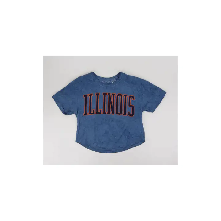 T-shirt court délavé NCAA Illinois Fighting Illini 23