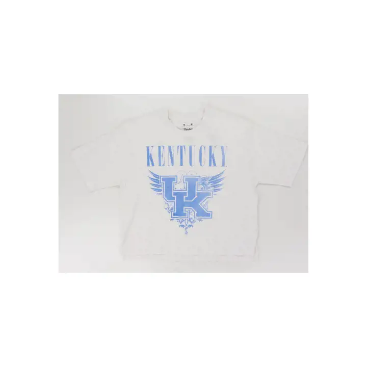T-shirt court Kentucky Wildcats NCAA Rock & Roll 23 CRÈME