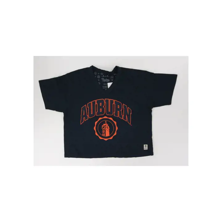 T-shirt Femme NCAA Auburn Tigers Encre Gonflante 23 MARINE