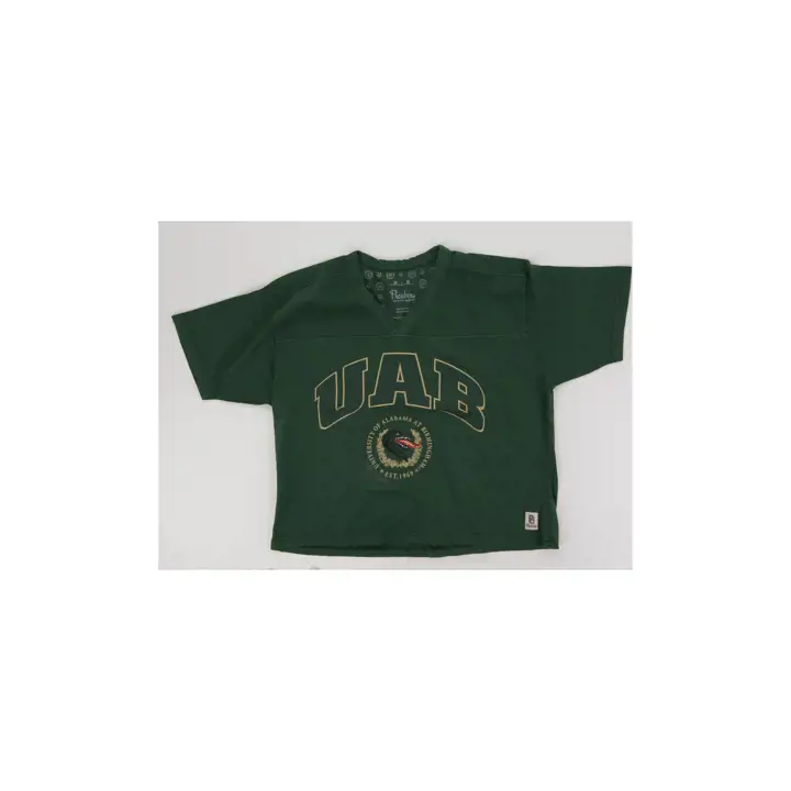 T-shirt bouffant encre UAB NCAA Femme 23 GRN