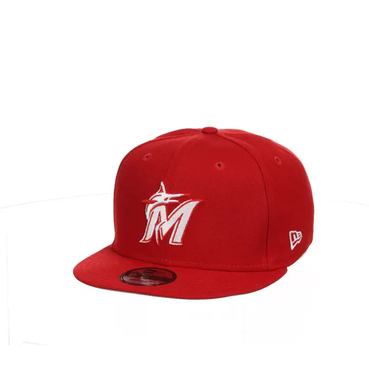 Casquette Miami Marlins MLB Re-Dub Red 9FIFTY rouge/blanc