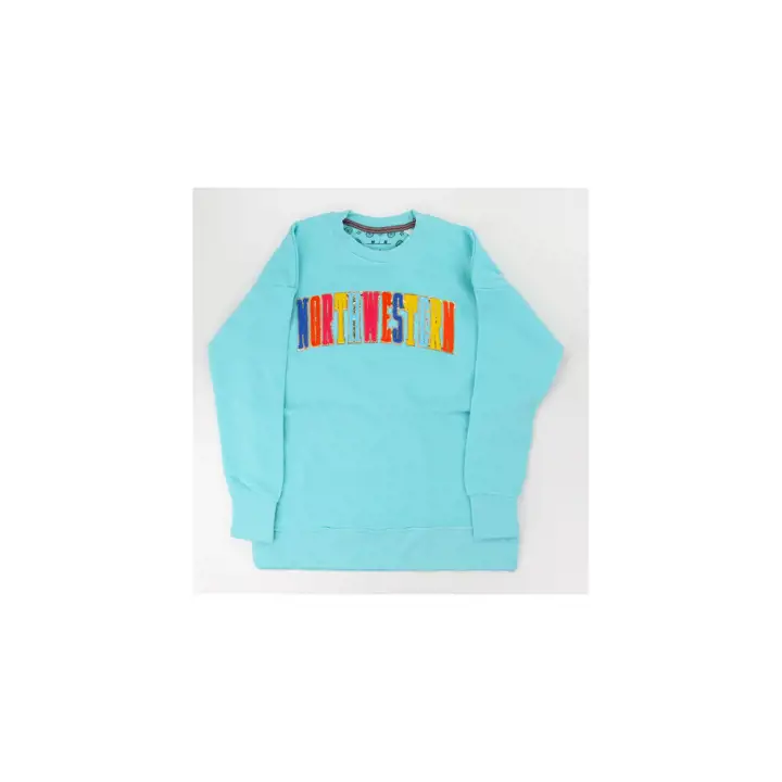 Sweat-shirt Femme Chenille Patch NCAA Northweste 23 LGRN