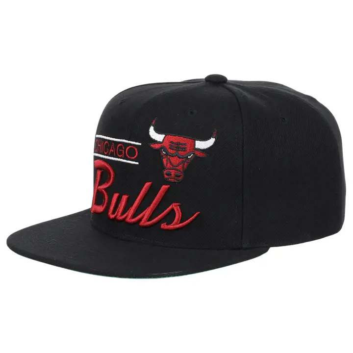 Casquette snapback rétro Chicago Bulls NBA blk/blk/grn