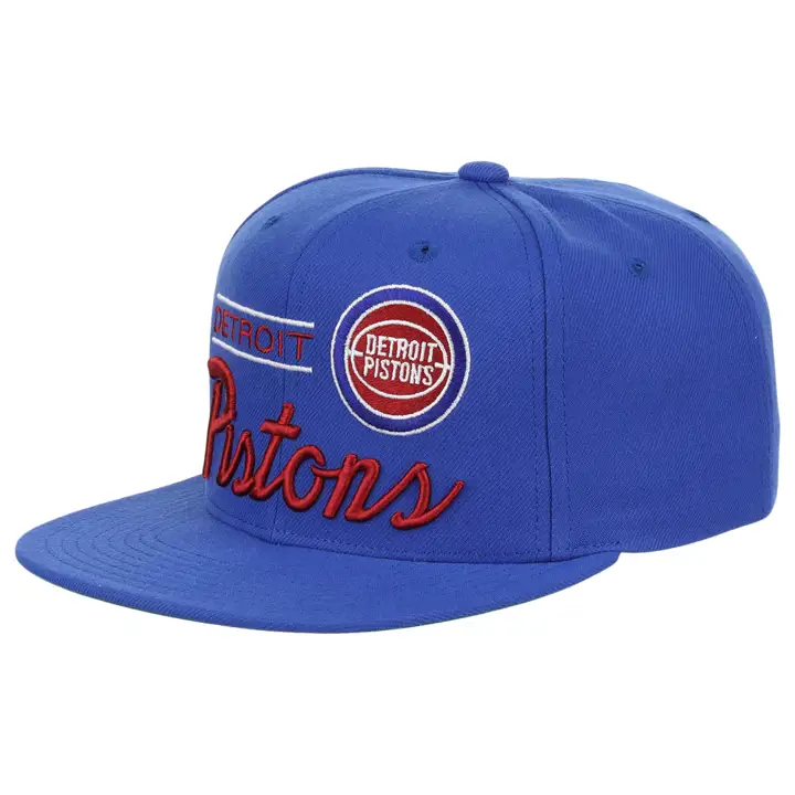 Casquette snapback rétro Lockup NBA Detroit Pistons bleu/bleu/vert